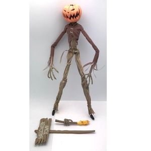 2000 Jack the Pumpkin King Limited Edition Collectible Doll with Torch and Sign